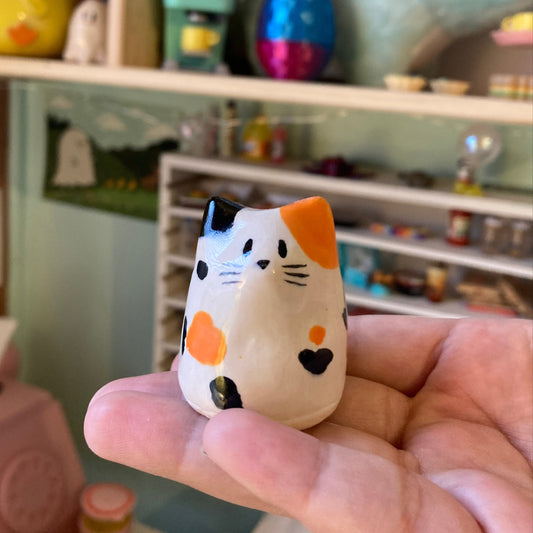 At The Portage Collective -  Clay cat workshop!