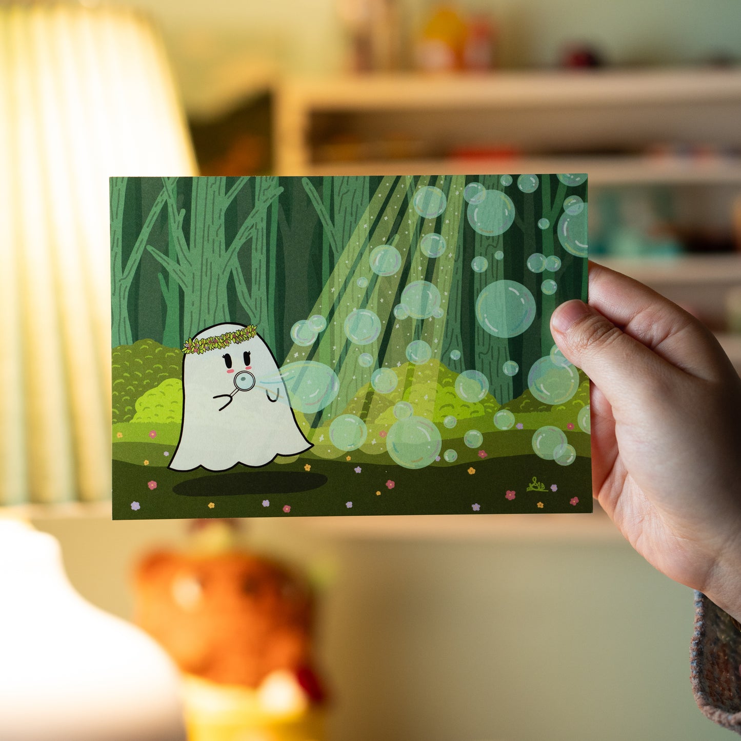 Ghost In a Field Art Print