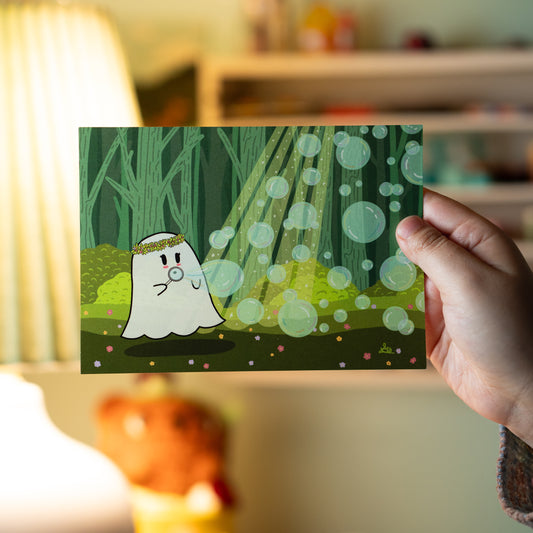 Ghost In a Field Art Print