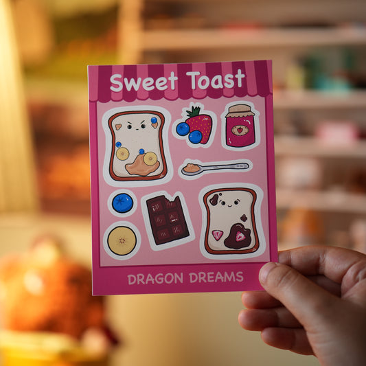 Sweet Toast Toppings Sticker Sheet