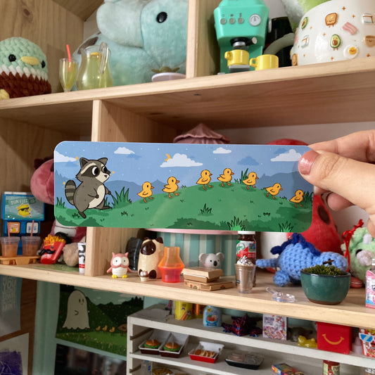 Raccoon Bookmark