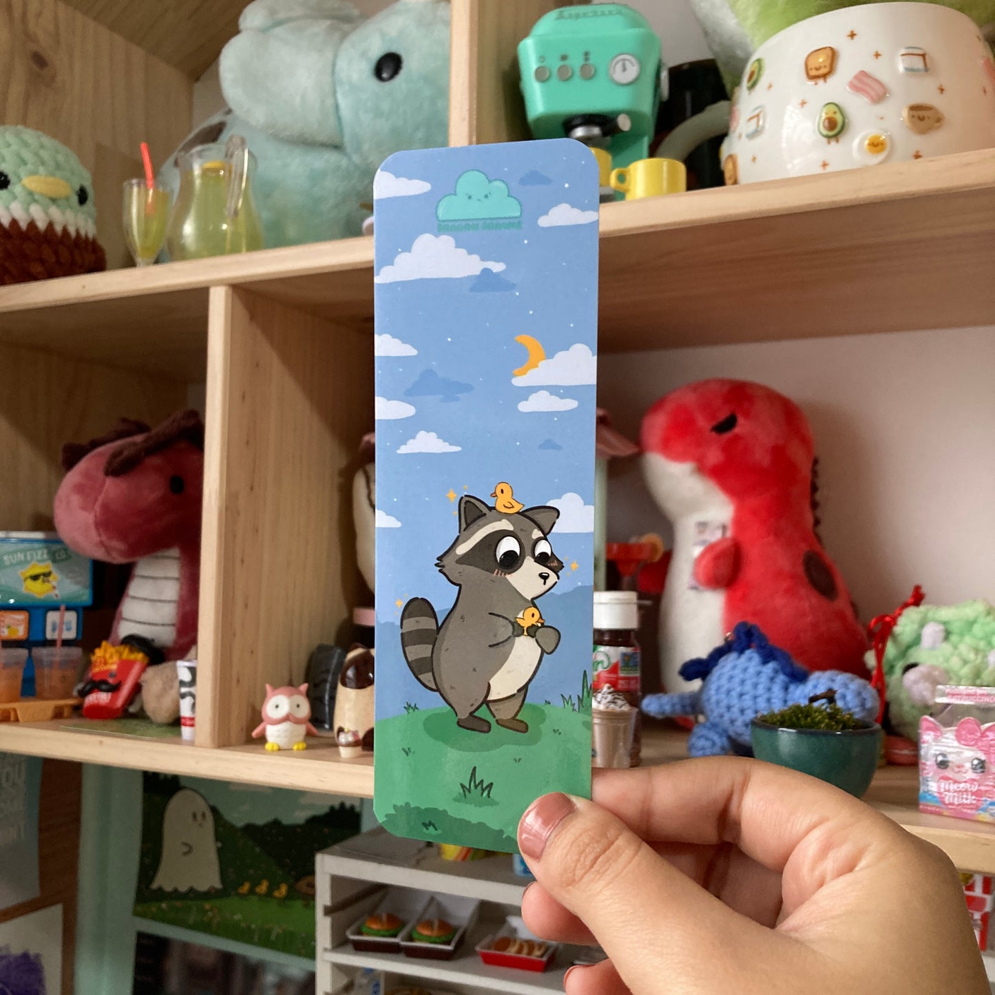 Raccoon Bookmark