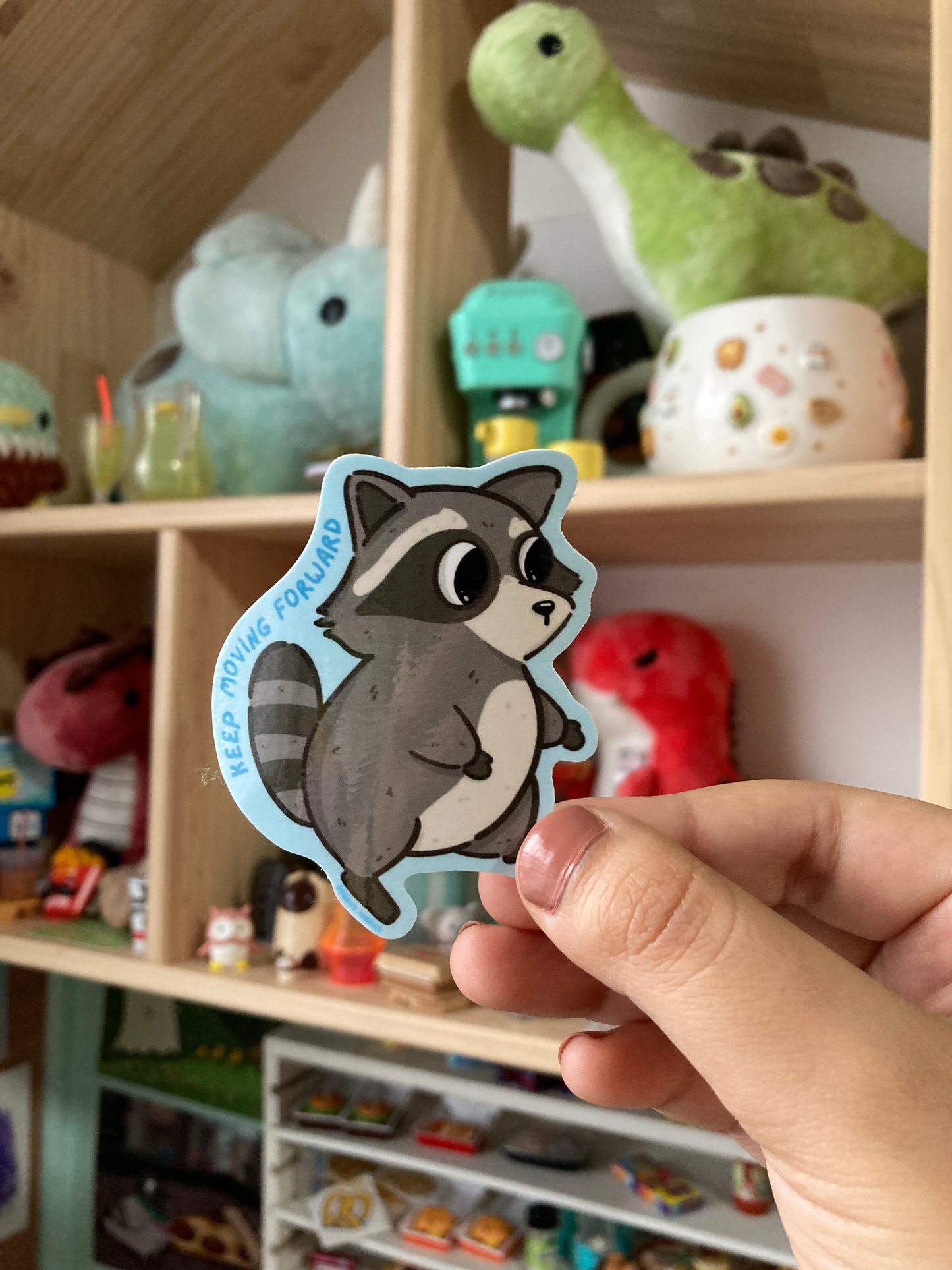 Raccoon Sticker